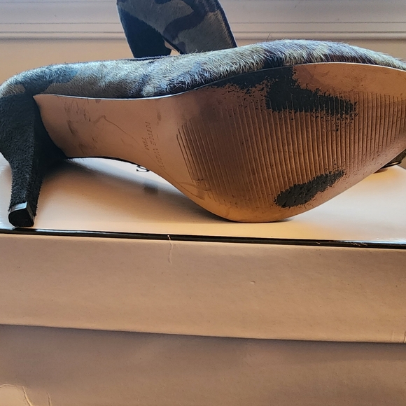 Nine West Calf Hair Camouflage High Heels - Picture 6 of 6